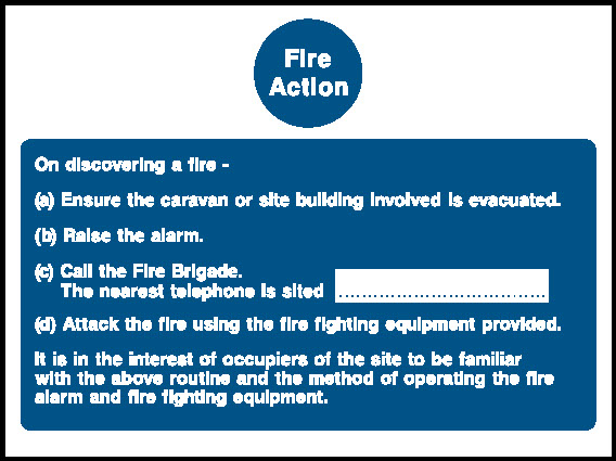 Fire Action Fire Action Signage - FACT0020