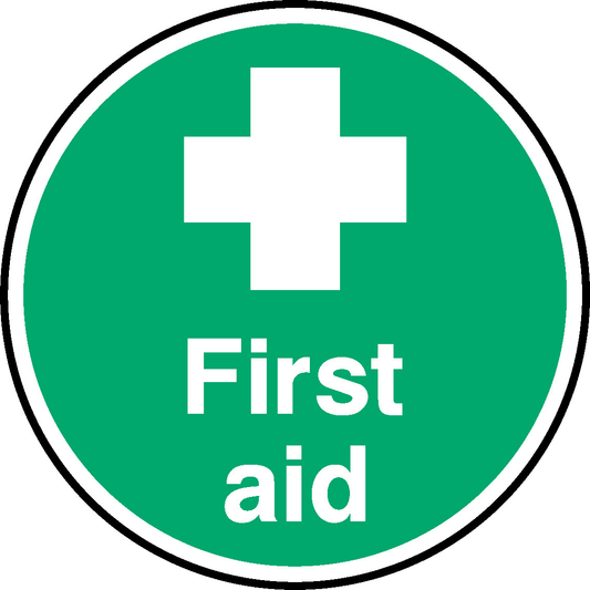 First Aid Floor Graphics Signage - FLOO0022