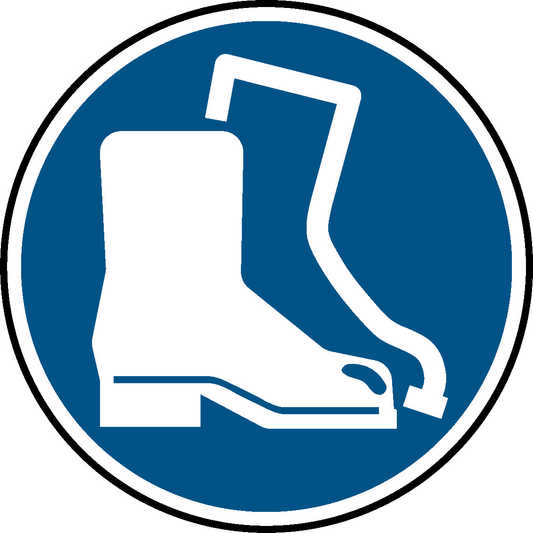 Wear Safety Boots Floor Graphics Signage - FLOO0003