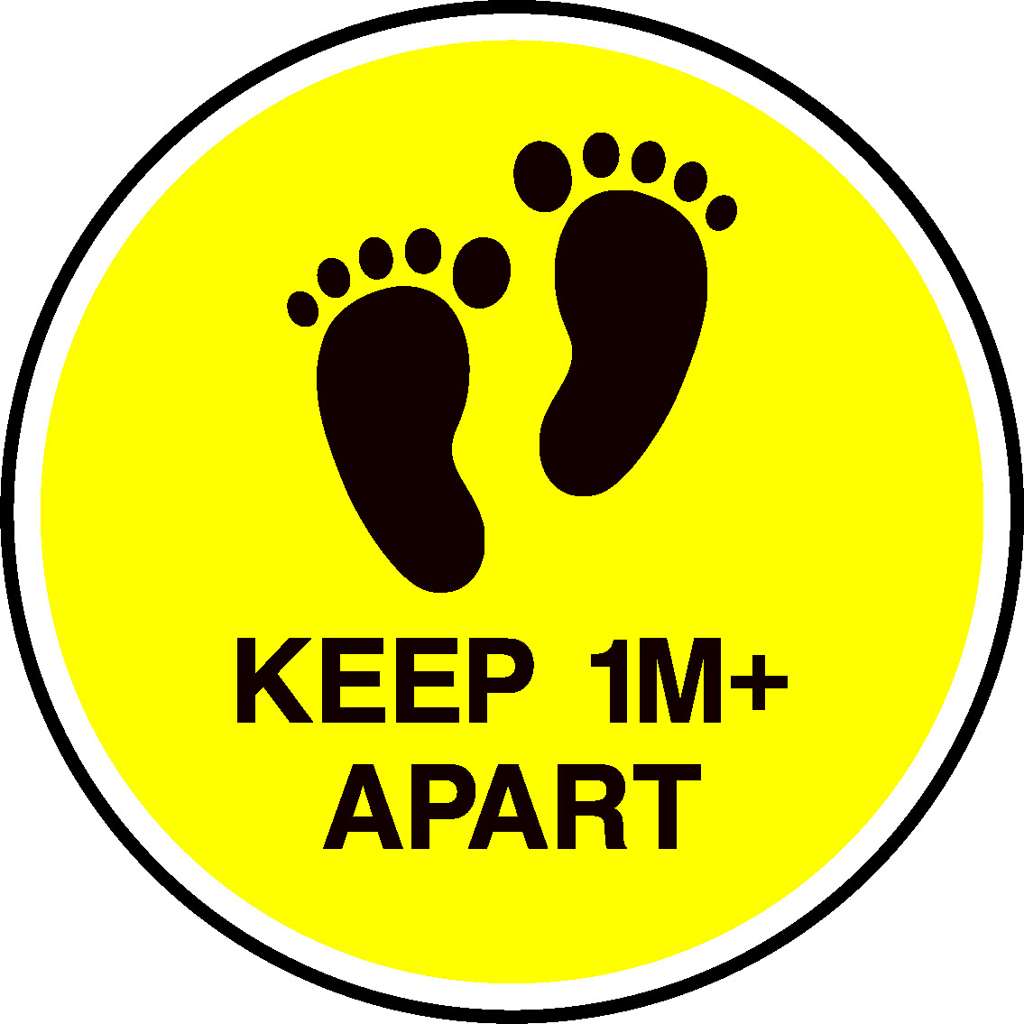 Keep Im+ Apart Floor Graphics Signage - FLOO0042