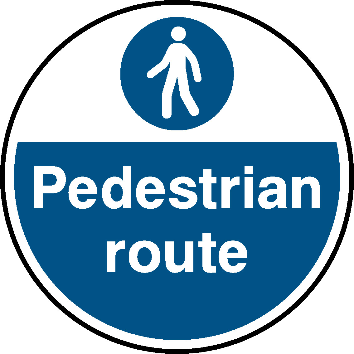 Pedestrian Route Floor Graphics Signage - FLOO0006