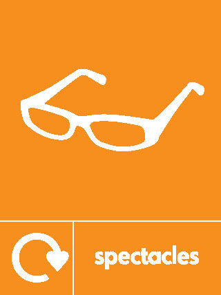 Spectacles Recycling Other Recyclables Signage - OTHE0038