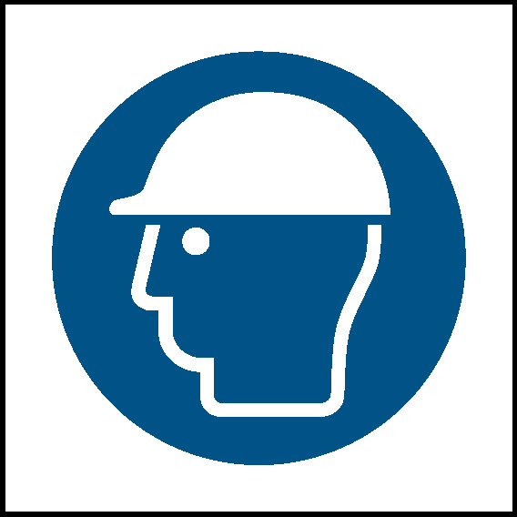 Wear Hard Hat Mandatory Signs Personal Protective Equipment Signage - PPE0054.