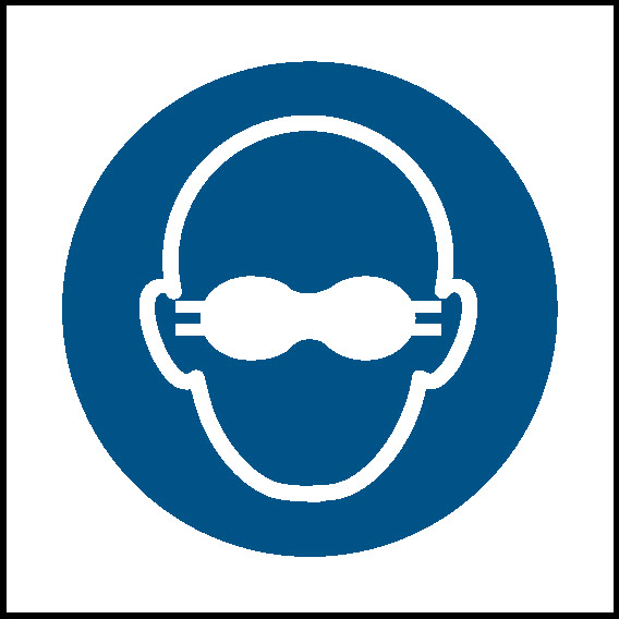 Wear Eye Protection Mandatory Signs Personal Protective Equipment Signage - PPE0061.