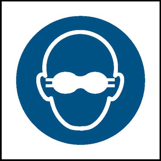 Wear Eye Protection Mandatory Signs Personal Protective Equipment Signage - PPE0061.