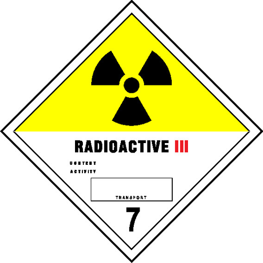 Radioactive Dangerous Substances Signage - DANG0022