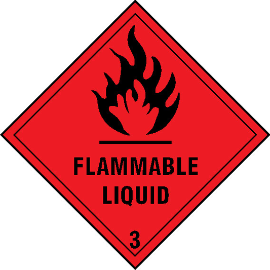 Flammable Liquid 3 Dangerous Substances Signage - DANG0005