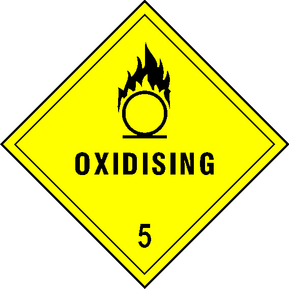 Oxidising 5 Dangerous Substances Signage - DANG0016