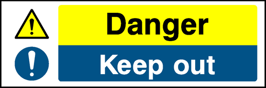 Danger Keep Out Security Signage - SECU0020