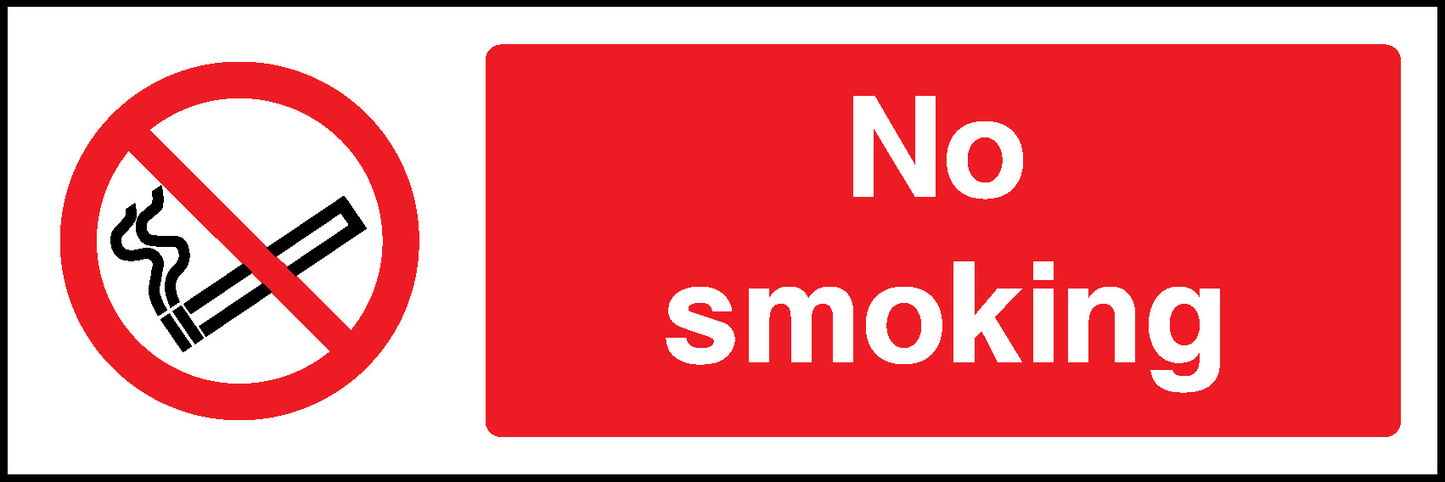 No Smoking Prohibition Smoking Signage - SMOK0003