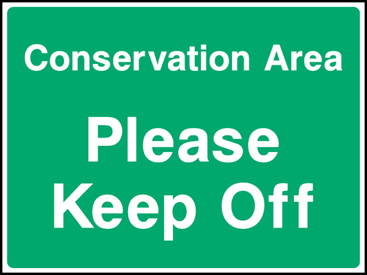 Conservation Area Please Keep Off Countryside & Agriculture Signage - COUN0092