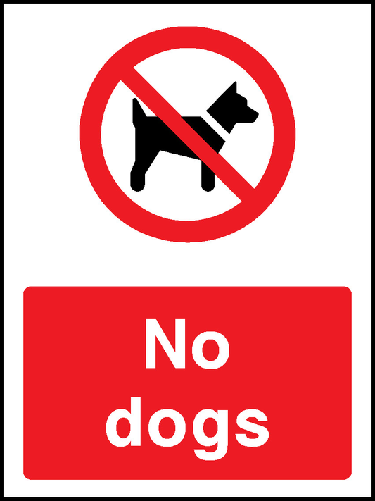 No Dogs Countryside & Agriculture Signage - COUN0071