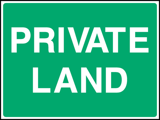 Private Land Countryside & Agriculture Signage - COUN0089