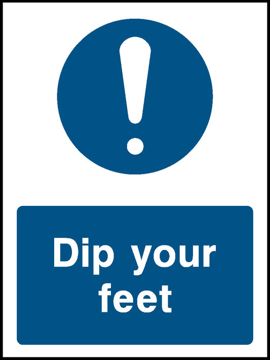 Dip Your Feet Countryside & Agriculture Signage - COUN0067