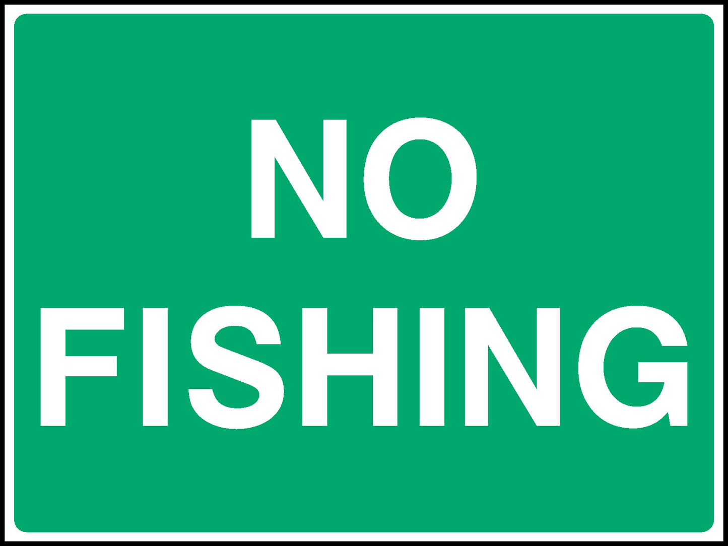 No Fishing Countryside & Agriculture Signage - COUN0080