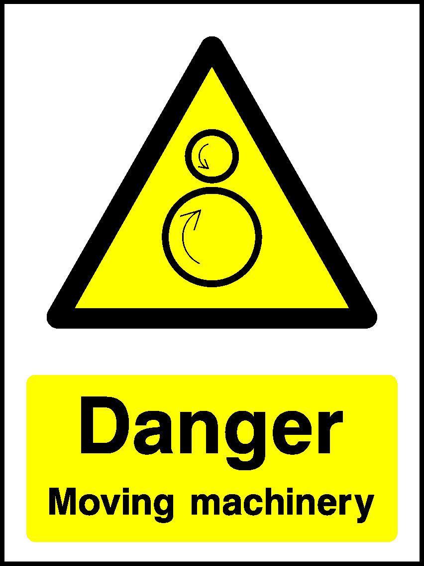 Danger Moving Machinery Countryside & Agriculture Signage - COUN0060