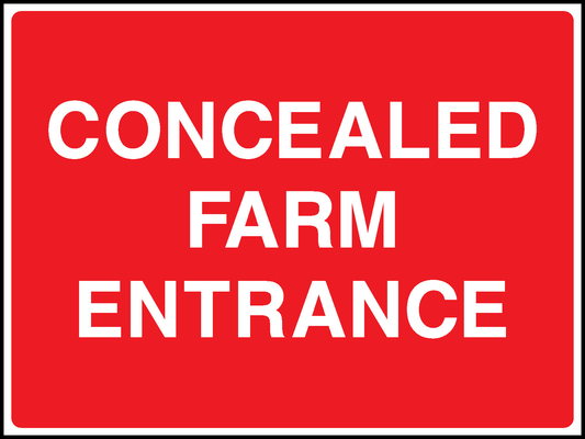 Concealed Farm Entrance Countryside & Agriculture Signage - COUN0103