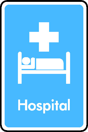 Hospital Information Signs Signage - INFO0016