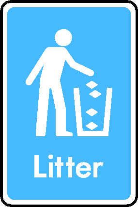 Litter Information Signs Signage - INFO0020