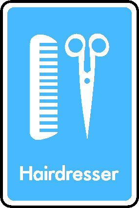 Hairdresser Information Signs Signage - INFO0017