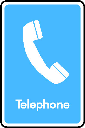 Telephone Information Signs Signage - INFO0028