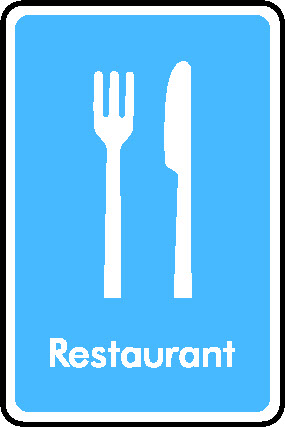 Restaurant Information Signs Signage - INFO0018