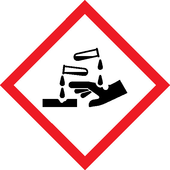 Corrosive Dangerous Substances Signage - DANG0045