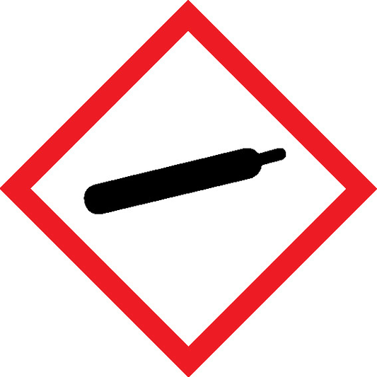 Compressed Gas Dangerous Substances Signage - DANG0046