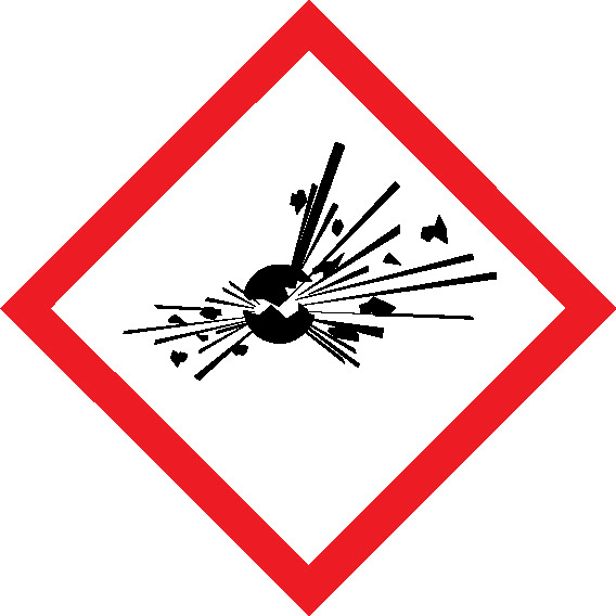 Explosive Danger Dangerous Substances Signage - DANG0040