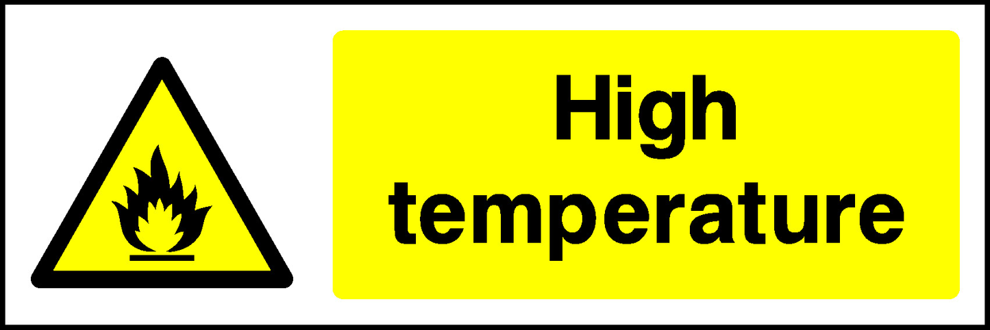 Temperature Food Processing & Hygeine Signage - FOOD0083