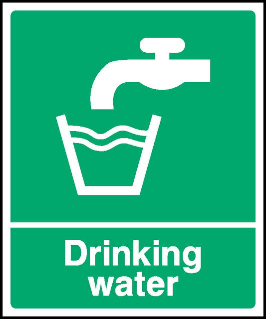 Drinking Water First Aid Signage - FAID0012