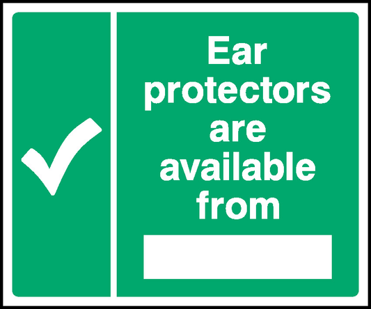 Ear Protectors Are Available From First Aid Signage - FAID0043