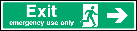 Emergency Use Only Emergency Escape Signage - EMER0032