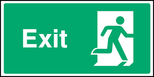 Exit Emergency Escape Signage - EMER0033