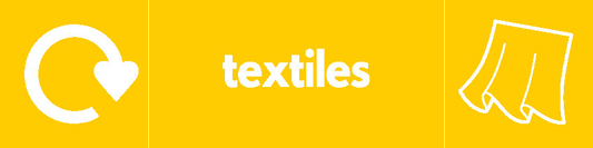 Textiles Recycling Textiles Signage - TEXT0012