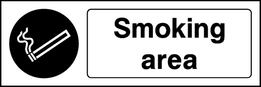 Smoking Area Prohibition Smoking Signage - SMOK0071