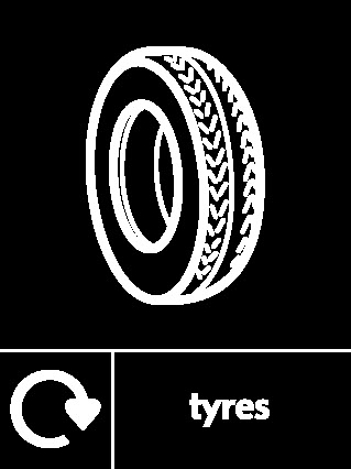 Tyres Recycling Automotive Signage - AUTO0019