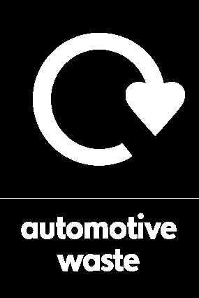 Automotive Waste Recycling Automotive Signage - AUTO0011