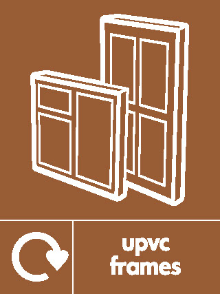 Upvc Frames Recycling Building Materials Signage - BUIL0038