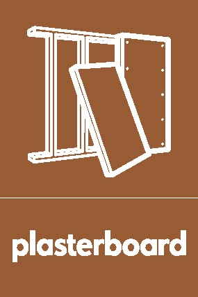 Plasterboard Recycling Building Materials Signage - BUIL0029