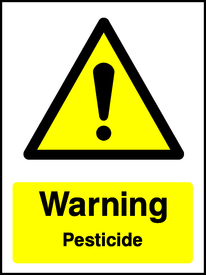 Pesticide Warning Chemical Danger Signage - CHEM0072