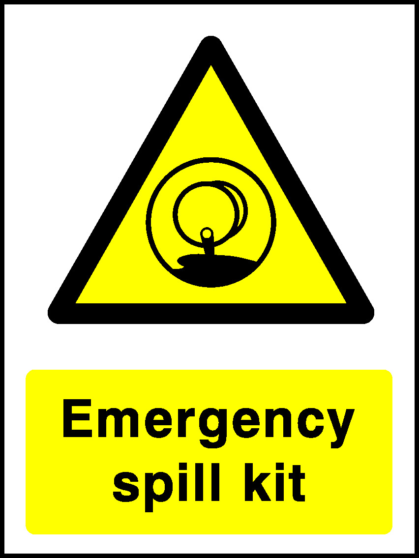 Emergency Warning Chemical Danger Signage - CHEM0088