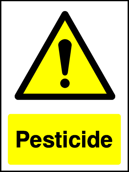 Pesticide Warning Chemical Danger Signage - CHEM0077