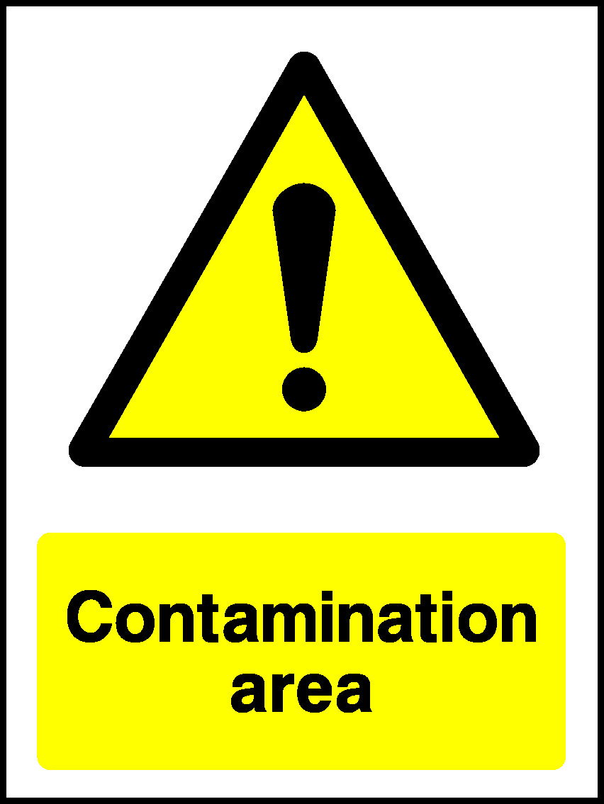 Contamination Area Warning Chemical Danger Signage - CHEM0081 – TPX ...