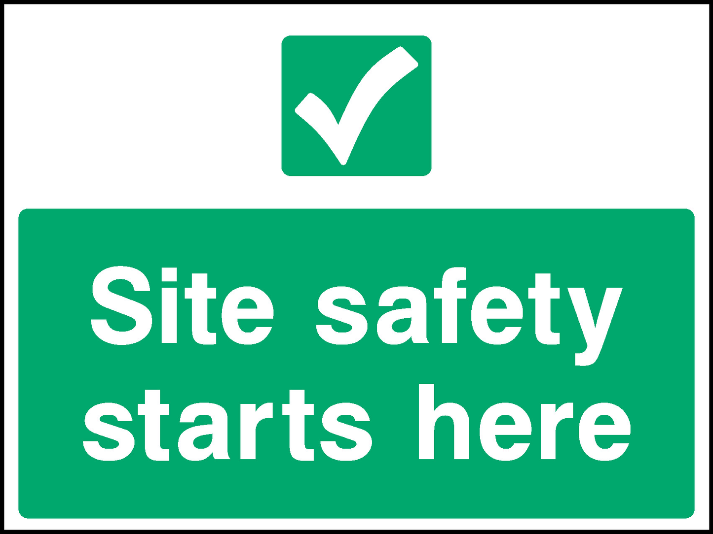 Site Safety Construction-Signage - CONS0007