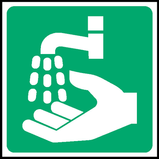 Wash Hands First Aid Signage - FAID0019