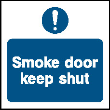 Smoke Door Keep Shut Fire Prevention Signage - FPRV0029