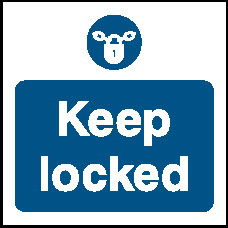 Keep Locked Fire Prevention Signage - FPRV0025