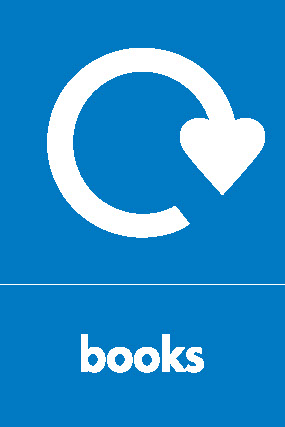 Books Recycling Paper Signage - PAPE0024