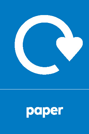 Paper Recycling Paper Signage - PAPE0029